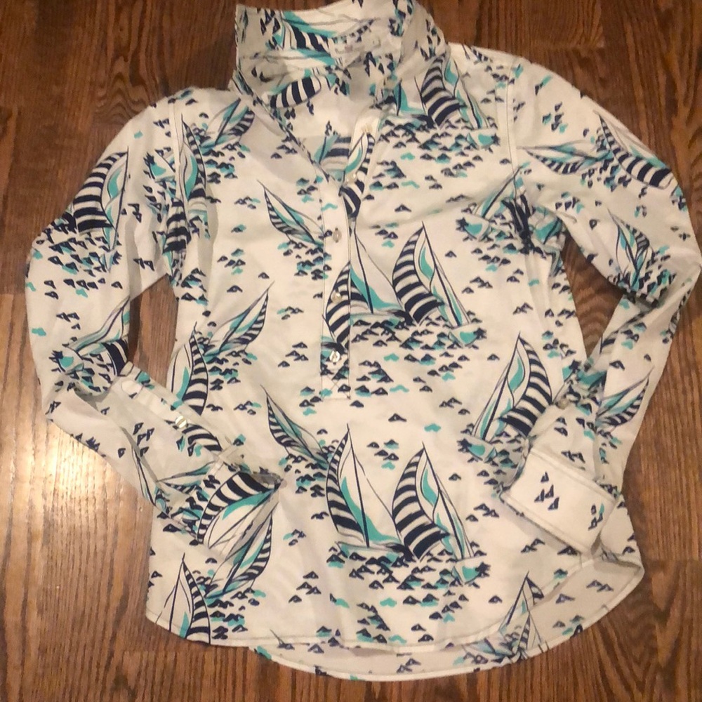 Vineyard vines button up pullover